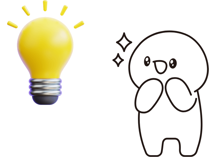 コスメボトルの高さやくびれの位置に印をつけながらキレイの共通点を見つけているイラスト｜Beauty Design Lab体験版 STEP2 気づく＆ためす