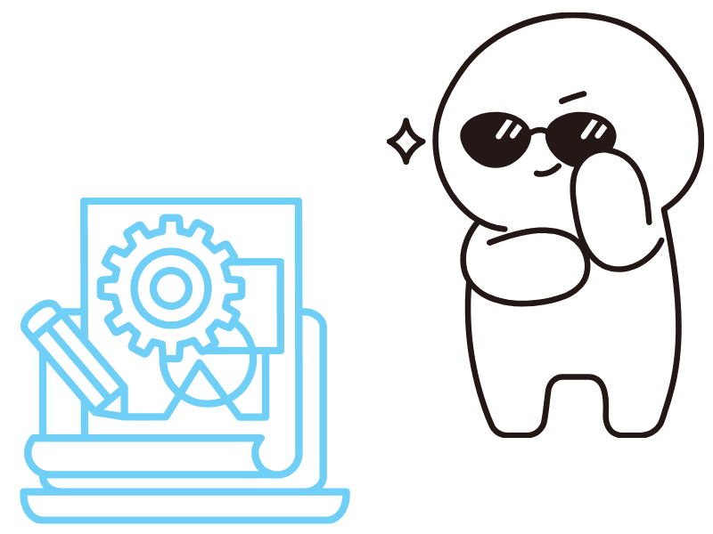 TinkerCADの画面でコスメボトルの3Dモデルをデザインしている子どものイラスト｜本編での3Dデザインを予告するSTEP3 つくる