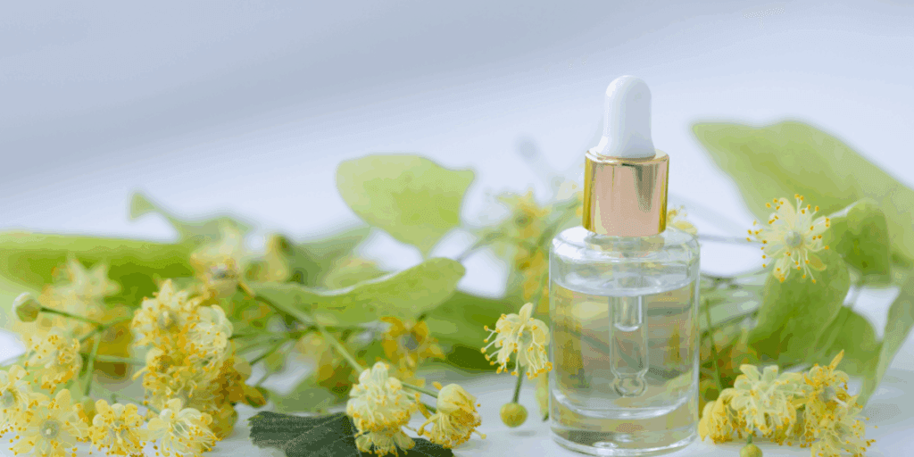 3 - SheSTEM Japan|教育×ジェンダー×共創で、未来を変える。 ドレッサーの上に並ぶコスメボトルと、バランスを示すガイドラインが描かれたBeauty Design Labのイメージ画像